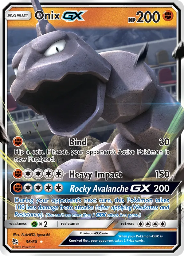 Onix GX 36/68 - Hidden Fates (HO)