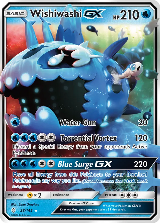 Wishiwashi GX 38/145 - Guardians Rising (HO) - HP