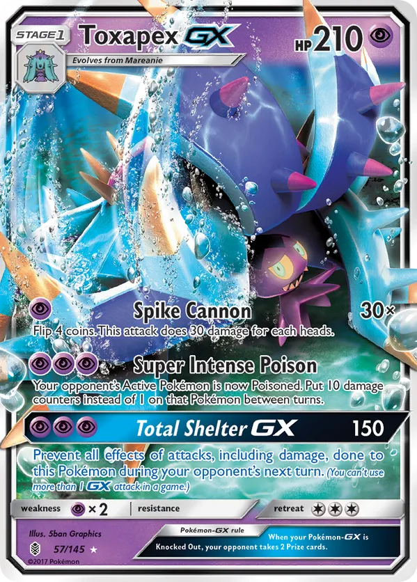 Toxapex GX 57/145 - Guardians Rising (HO)