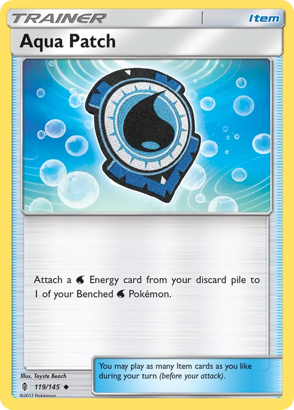 Aqua Patch 119/145 - Guardians Rising (NO)