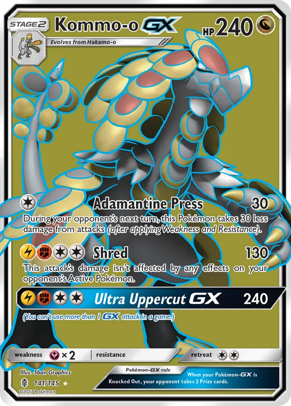 KommoGX (Full Art) 141/145 - Guardians Rising (HO)