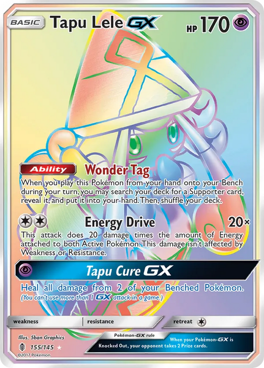 Tapu Lele GX (Secret) 155/145 - Guardians Rising (HO)