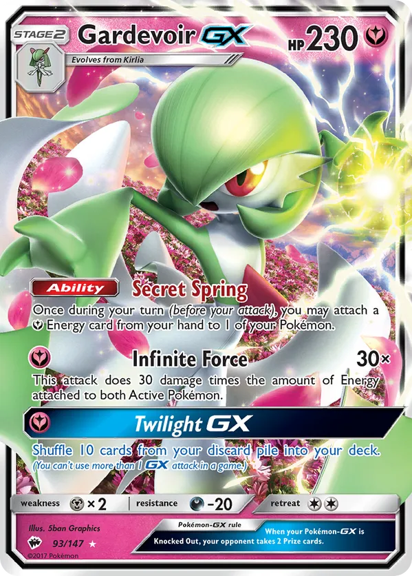 Gardevoir GX 93/147 - Burning Shadows (HO)