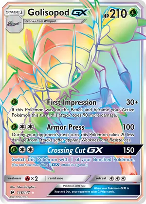 Golisopod GX (Secret) 148/147 - Burning Shadows (HO)