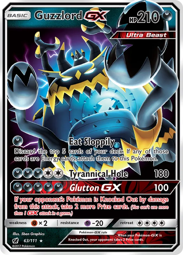 Guzzlord GX 63/111 - Crimson Invasion (HO)