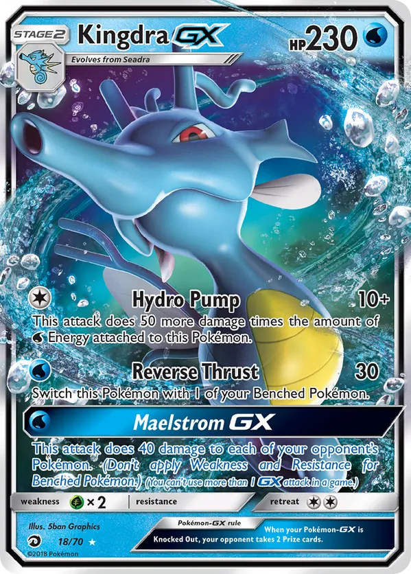 Kingdra GX 18 - Dragon Majesty (HO)