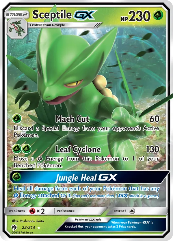 Sceptile GX 22 - Lost Thunder (HO)