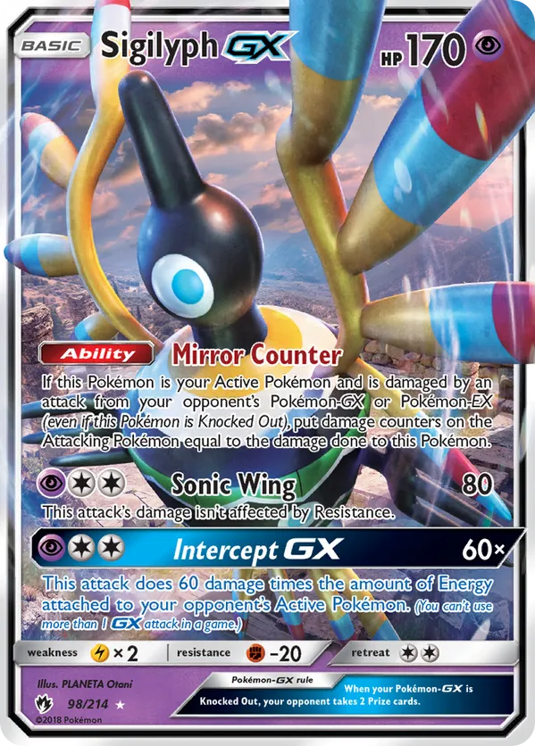 Sigilyph GX 98 - Lost Thunder (HO)