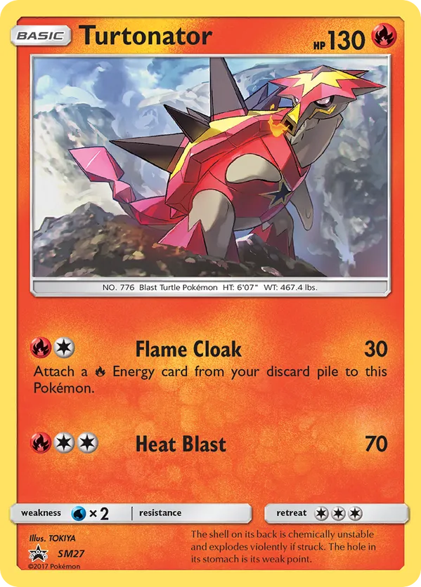 Turtonator SM27 - Sun & Moon Promo (HO)