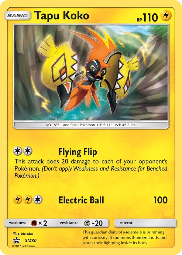 Tapu Koko SM30 - Sun & Moon Promo (HO)
