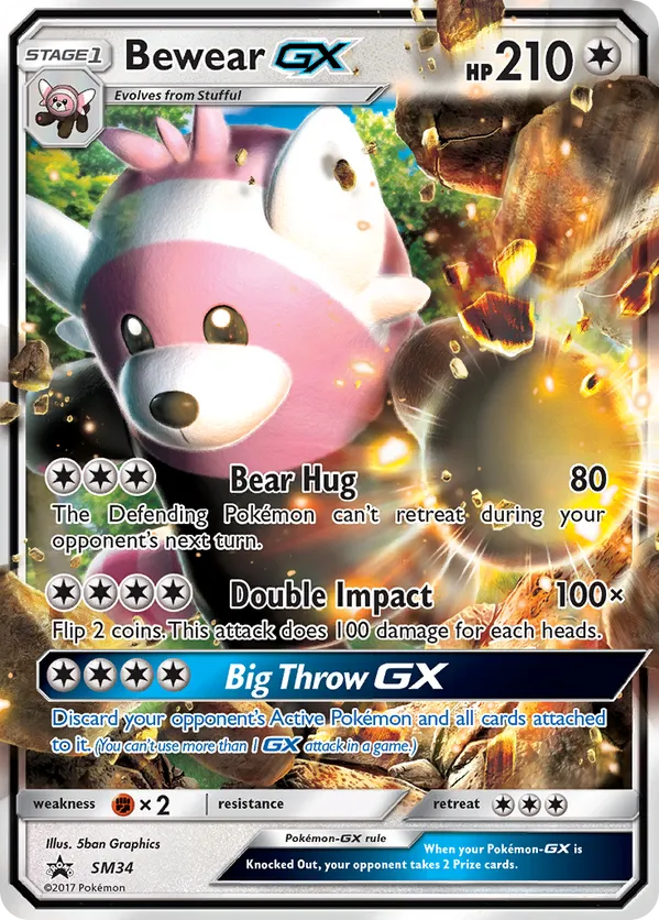Bewear GX SM34 - Sun & Moon Promo (HO)
