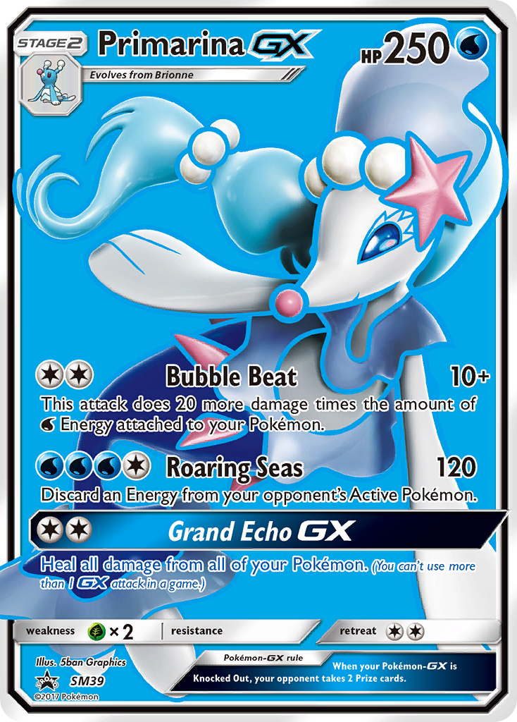 Primarina GX SM39 - Sun & Moon Promo (HO)