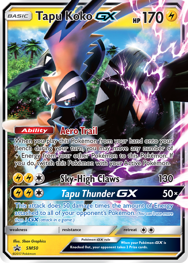 Tapu Koko GX SM50 - Sun & Moon Promo (HO)
