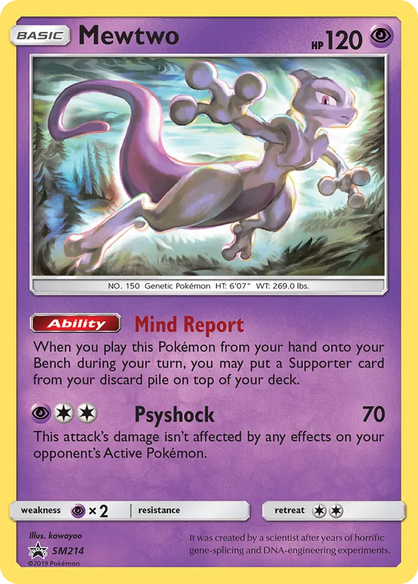 Mewtwo SM214 - Sun & Moon Promo (HO)