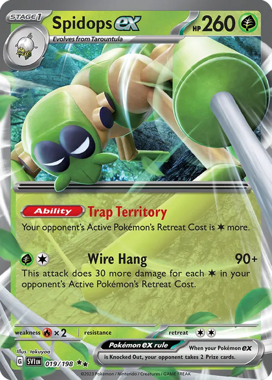 Spidops ex 019/198 - Scarlet & Violet Base Set (HO)