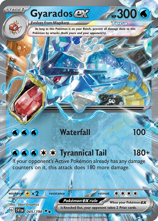 Gyarados ex 045/198 - Scarlet & Violet Base Set (HO)
