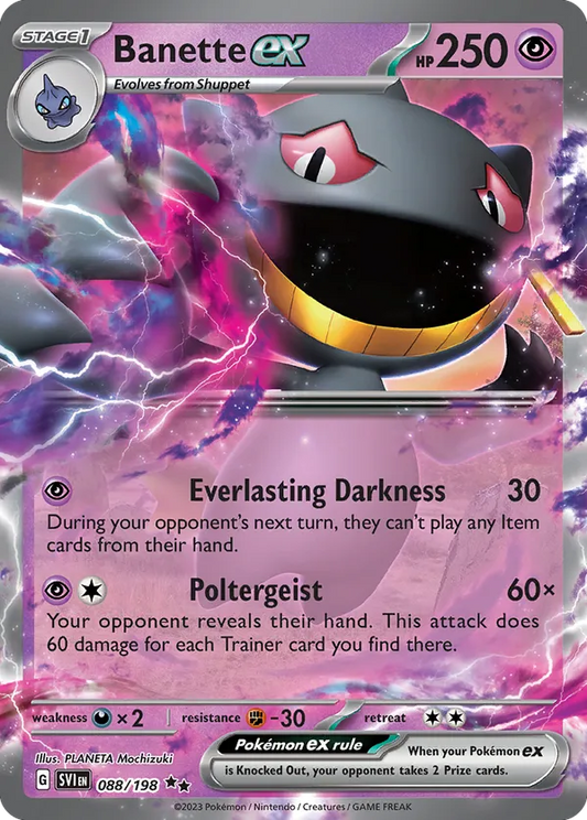 Banette ex 088/198 - Scarlet & Violet Base Set (HO)