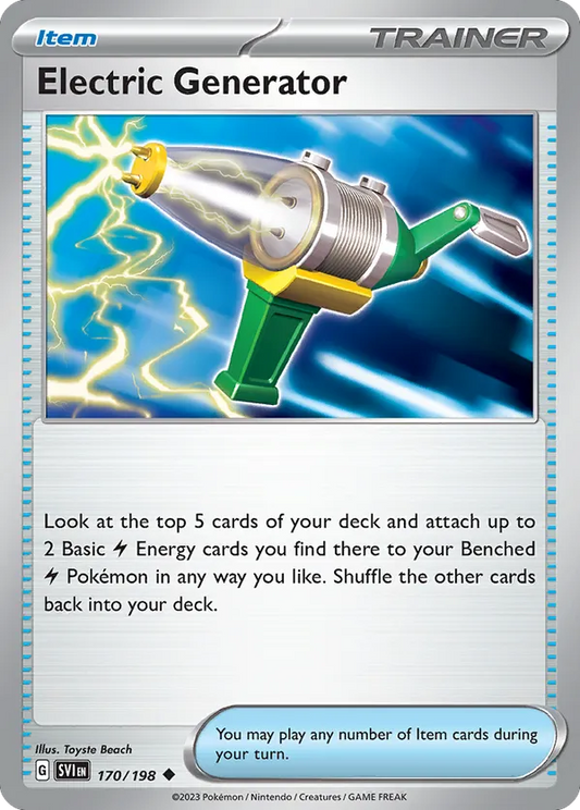 Electric Generator 170/198 - Scarlet & Violet Base Set (NO)