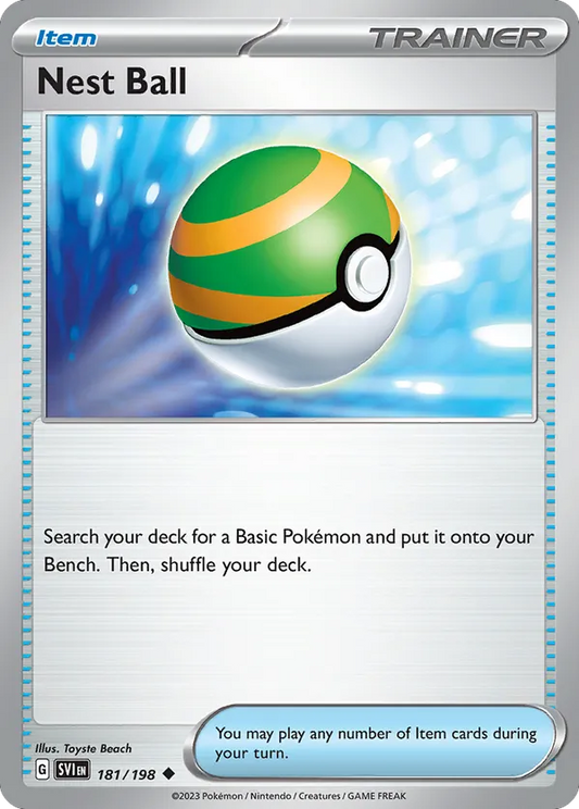 Nest Ball 181/198 - Scarlet & Violet Base Set (NO)