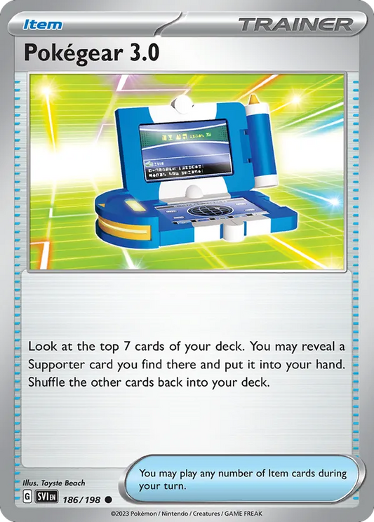 Pokegear 3.0 186/198 - Scarlet & Violet Base Set (NO)