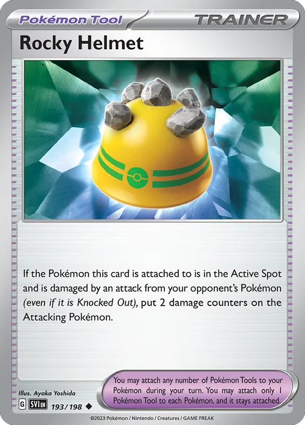 Rocky Helmet 193/198 - Scarlet & Violet Base Set (NO)