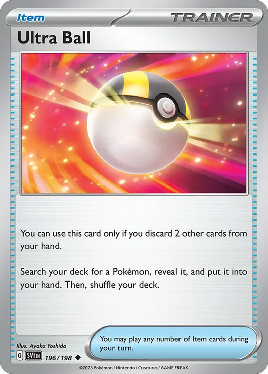 Ultra Ball 196/198 - Scarlet & Violet Base Set (RH)