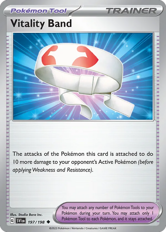 Vitality Band 197/198 - Scarlet & Violet Base Set (NO)