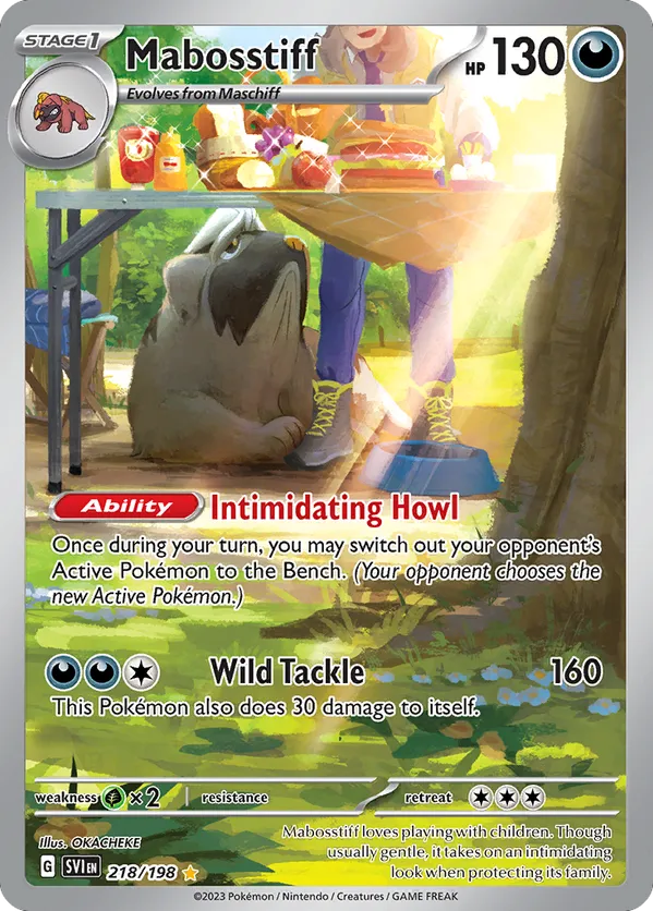 Mabosstiff 218/198 - Scarlet & Violet Base Set (HO)