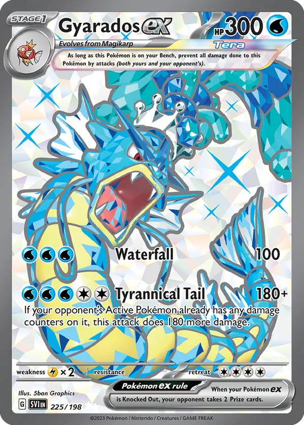 Gyarados ex 225/198 - Scarlet & Violet Base Set (HO)