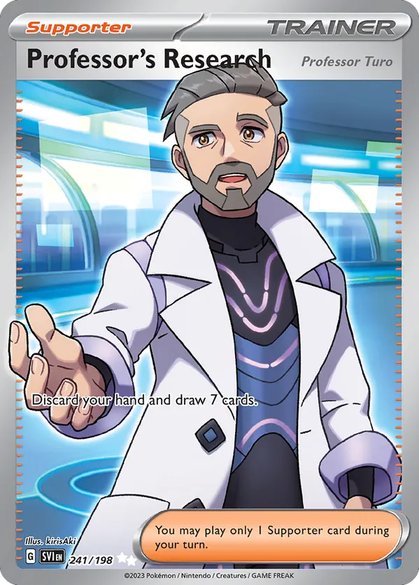 Professor's Research (Professor Turo) 241/198 - Scarlet & Violet Base Set (HO)