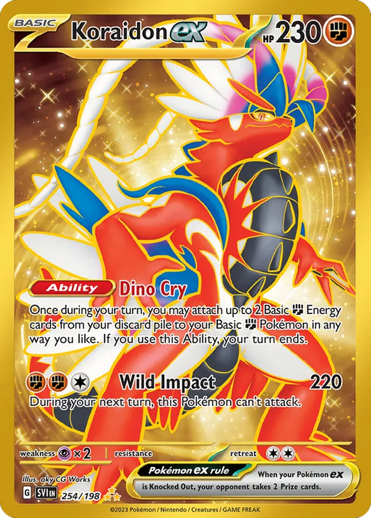 Koraidon ex 254/198 - Scarlet & Violet Base Set (HO)