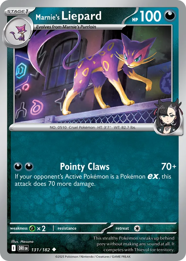 Marnie's Liepard 131/182 - Destined Rivals (NO)
