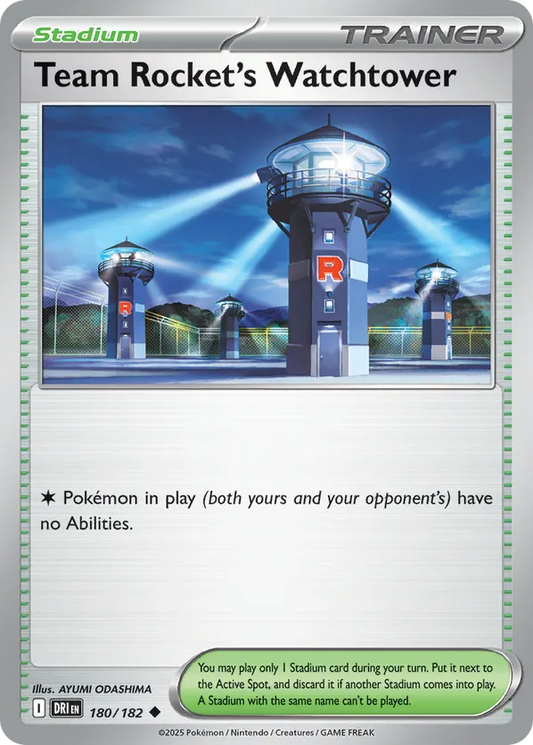 Team Rocket's Watchtower 180/182 - Destined Rivals (NO)