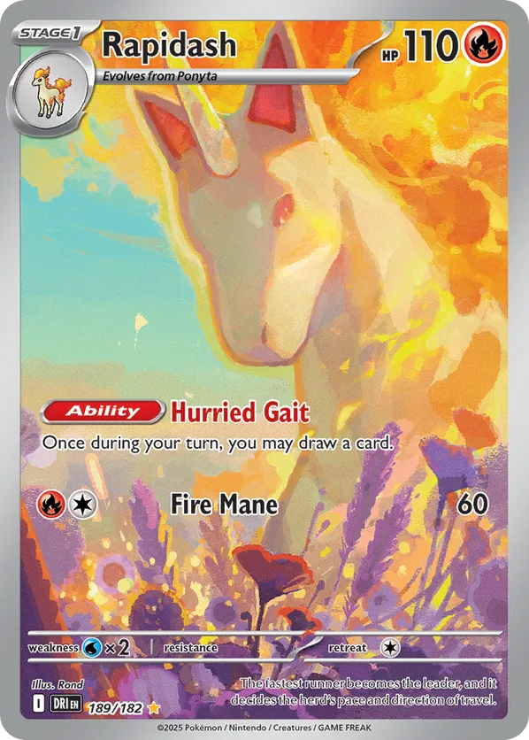 Rapidash 189/182 - Destined Rivals (HO)