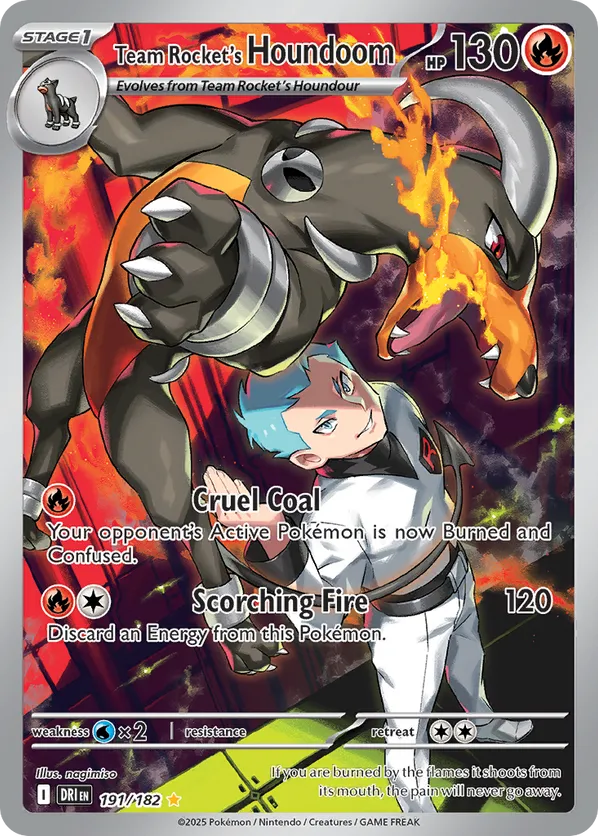 Team Rocket's Houndoom 191/182 - Destined Rivals (HO)