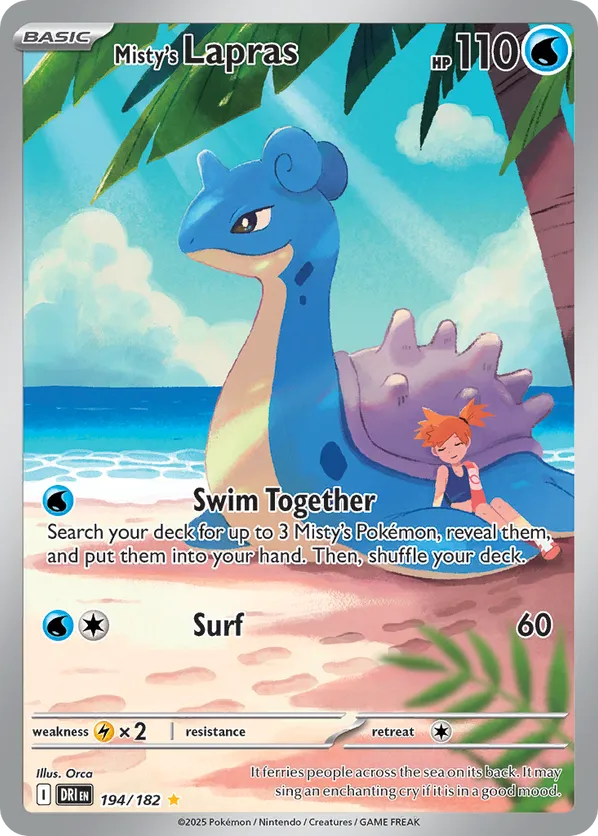 Misty's Lapras 194/182 - Destined Rivals (HO)