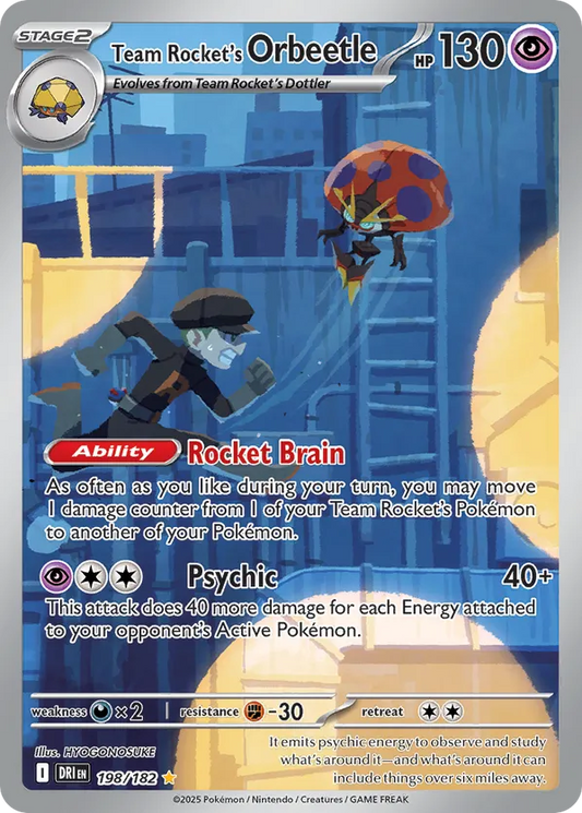 Team Rocket's Orbeetle 198/182 - Destined Rivals (HO)