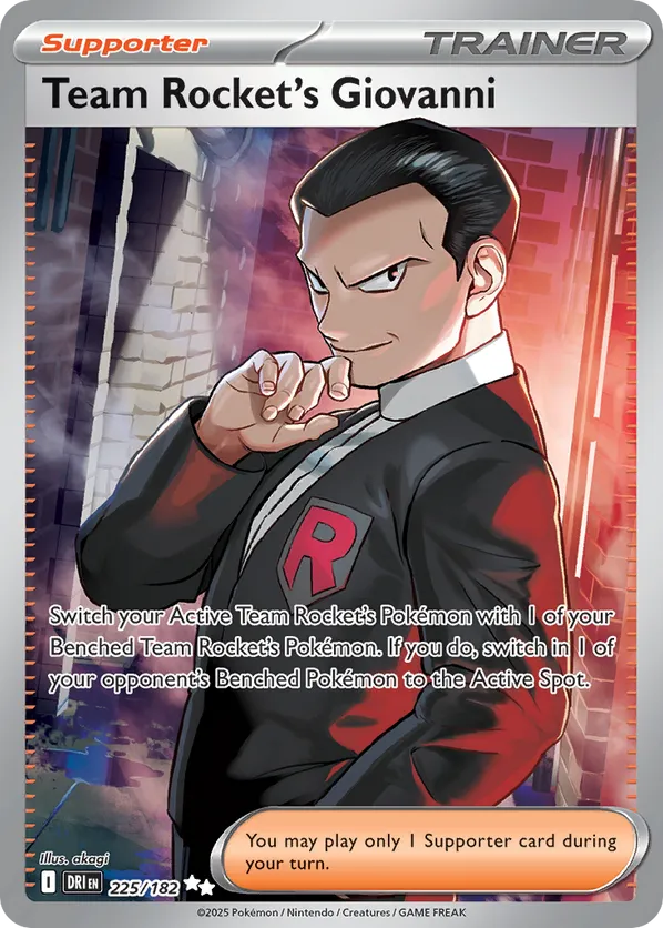 Team Rocket's Giovanni 225/182 - Destined Rivals (HO)