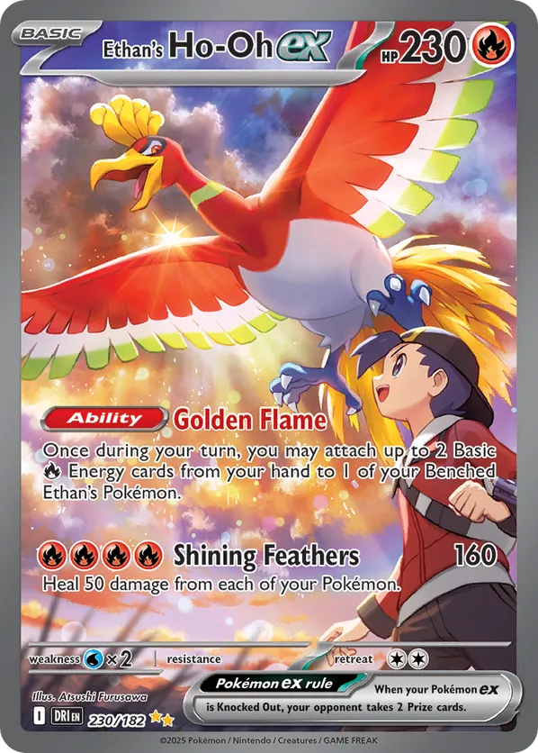 Ethan's Ho-oh ex 230/182 - Destined Rivals (HO)