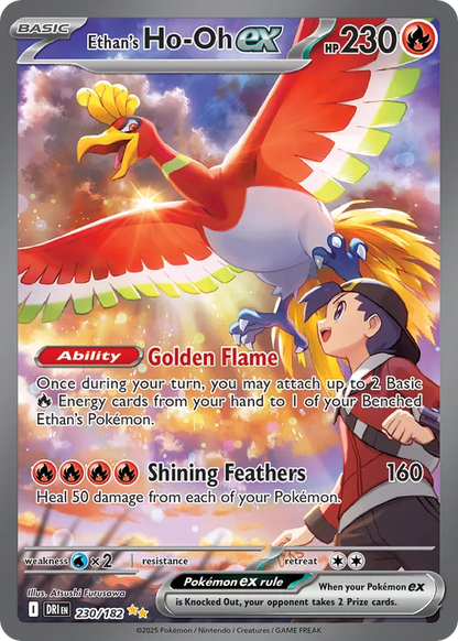 Ethan's Ho-oh ex 230/182 - Destined Rivals (HO)