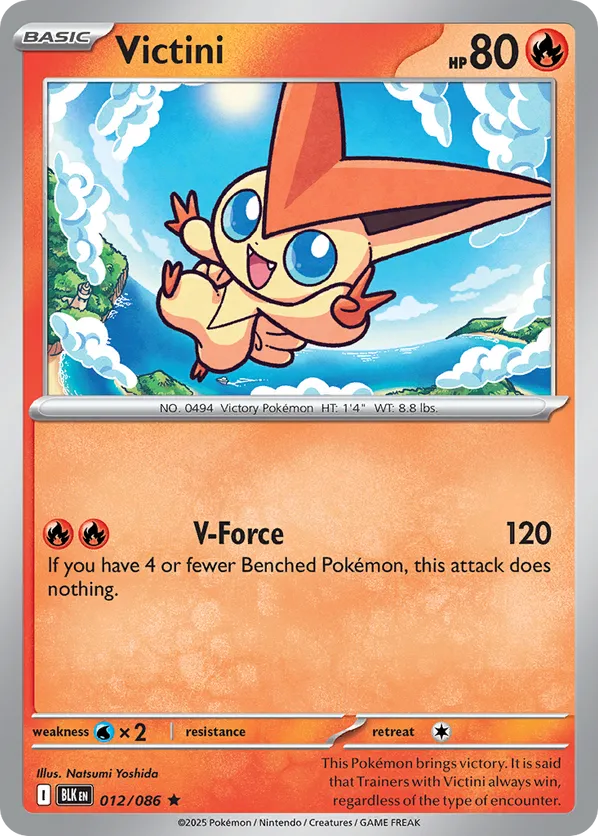 Victini (Poke Ball Pattern) 012/086 - Black Bolt (PB)