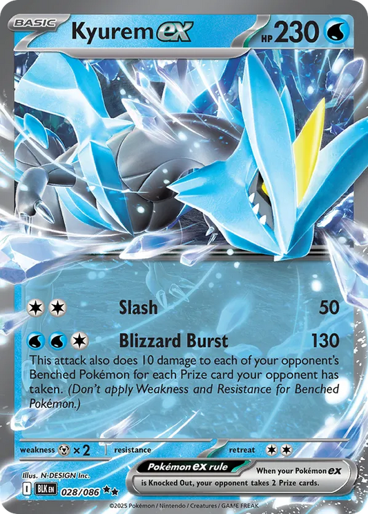 Kyurem ex 028/086 - Black Bolt (HO)