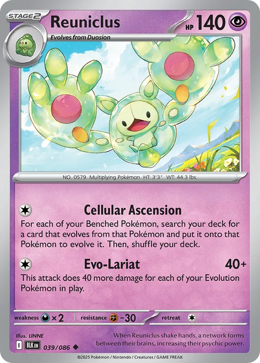 Reuniclus 039/086 - Black Bolt (NO)
