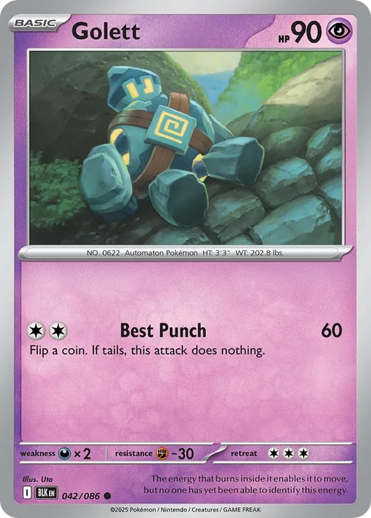 Golett 042/086 - Black Bolt (NO)