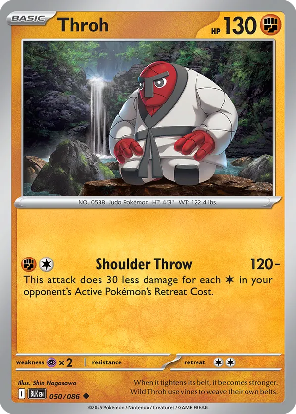 Throh (Poke Ball Pattern) 050/086 - Black Bolt (HO)