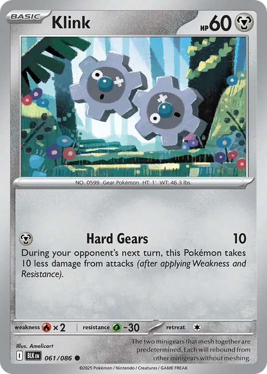 Klink (Poke Ball Pattern) 061/086 - Black Bolt (HO)