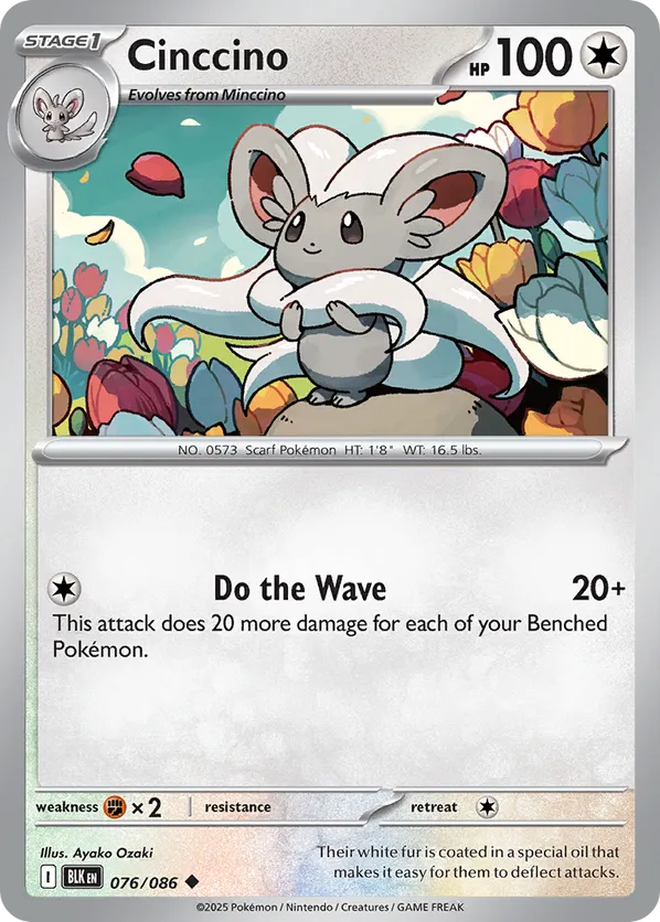 Cinccino 076/086 - Black Bolt (NO)