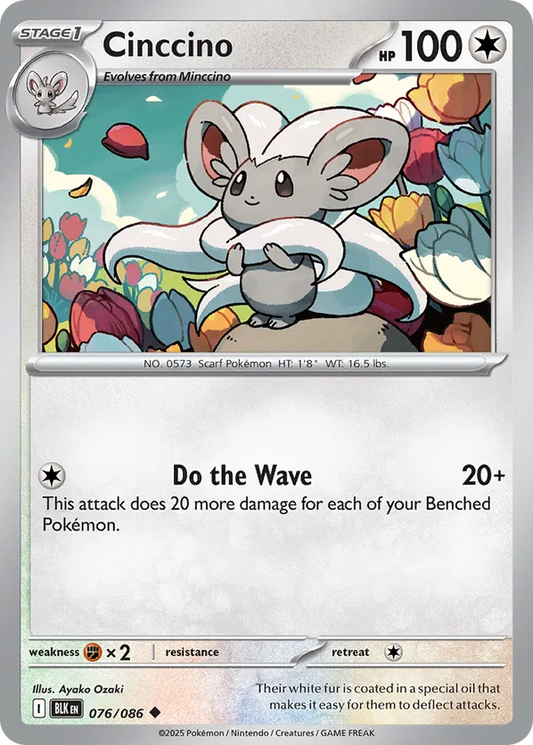 Cinccino 076/086 - Black Bolt (NO)