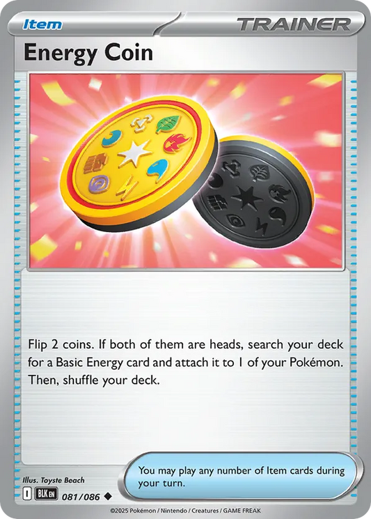 Energy Coin 081/086 - Black Bolt (NO)