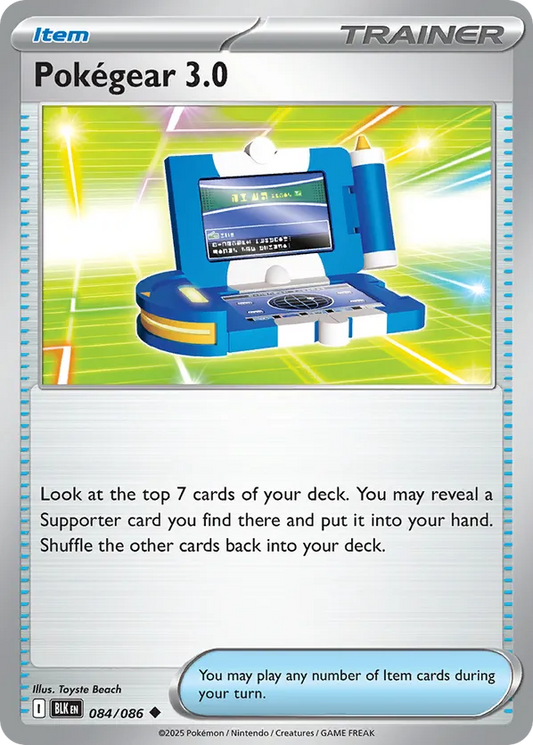 Pokegear 3.0 084/086 - Black Bolt (NO)